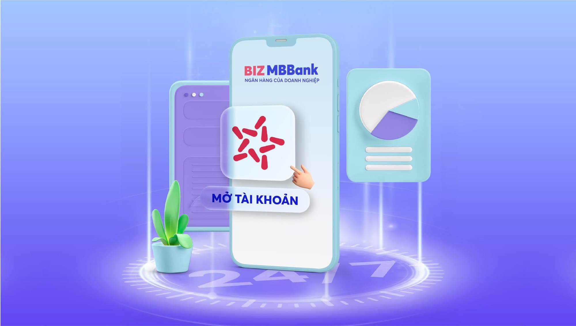 Biz MB Bank hỗ trợ mở tài khoản online trong 5 phút