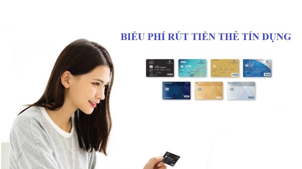 Biểu phí rút tiền từ thẻ tín dụng