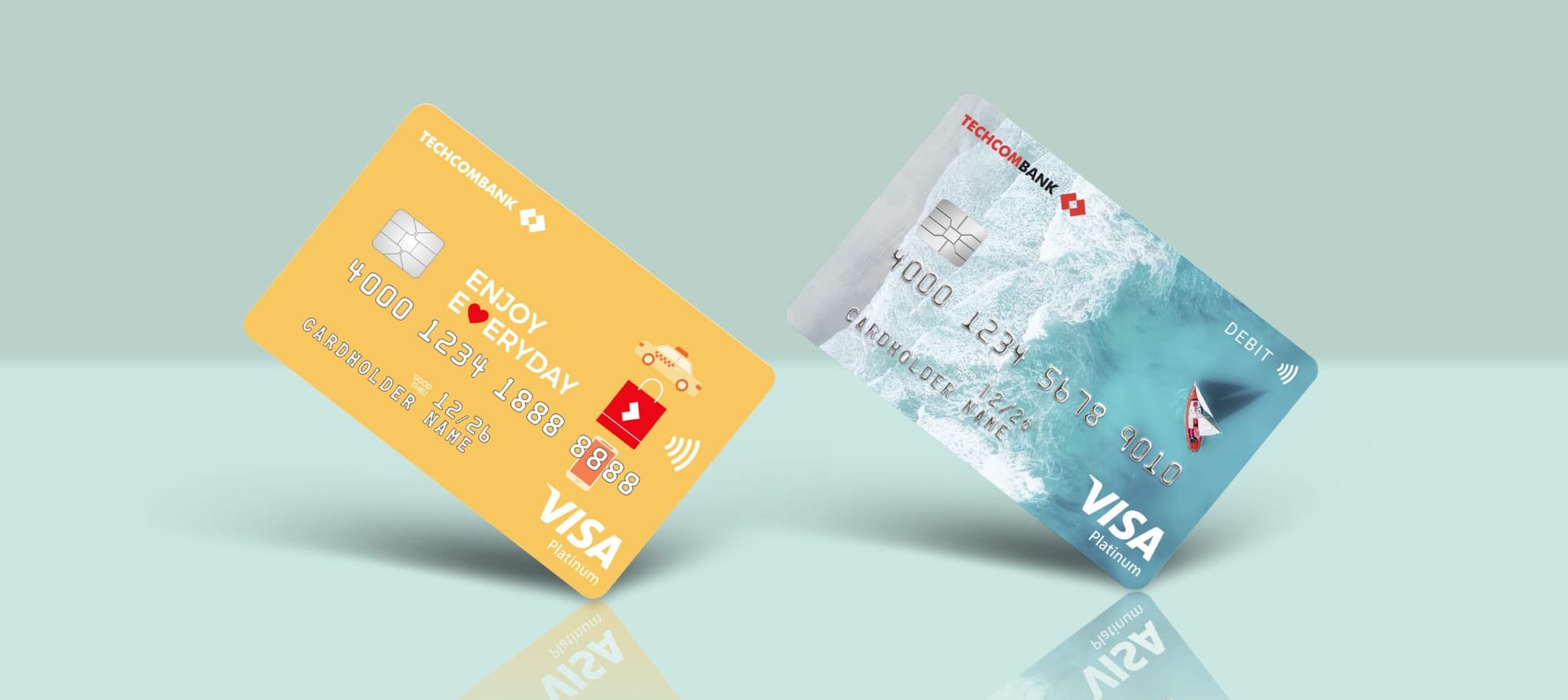 Thẻ Visa Debit Techcombank được chấp nhận rộng rãi trên toàn cầu