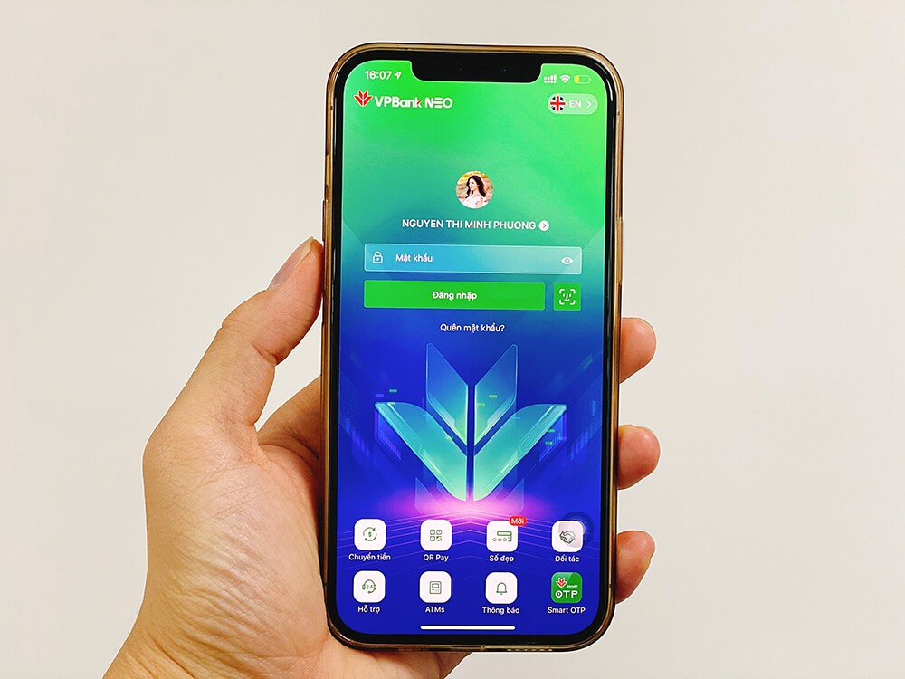 Khôi phục mã PIN VPBANK qua app VPBANK NEO